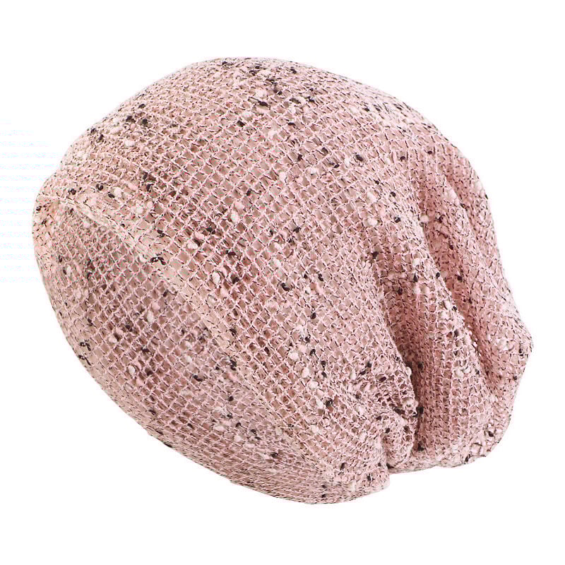 foto del prodotto cappello a cuffia, cappello a turbante cavo, traspirante, in cotone e lino, a doppio uso, con treccia intrecciata, cappello a maglione sollbry