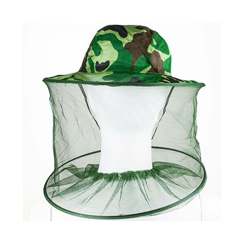 foto del prodotto cappello anti zanzare per apicoltore, cappello per api, cappello per insetti, mosche, con protezione in rete a maglie