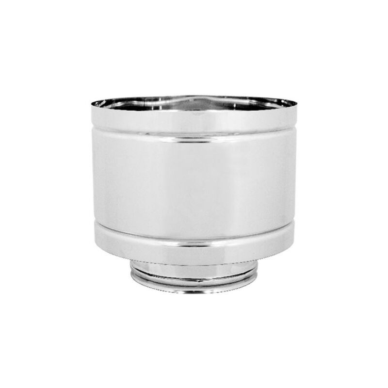 immagine 0 del prodotto cappello antivento doppia parete acciaio inox aisi 316 parte interna aisi 304 parte esterna 80 interno 130 esterno sp. 0,5 mm europrofil