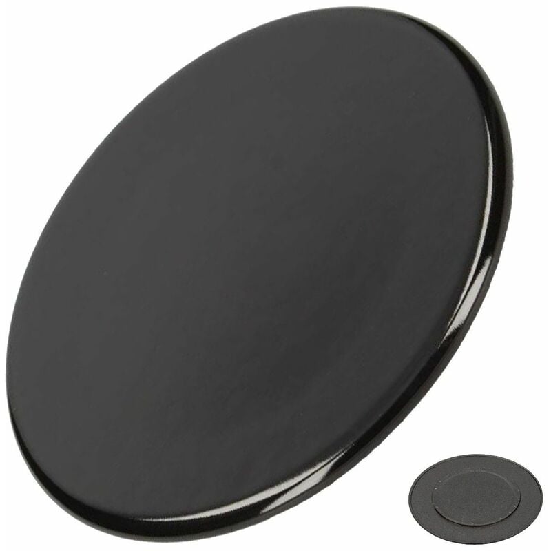 foto del prodotto cappello bruciatore rapido nero diam. 100 mm piano cottura indesit 2946123662894125664