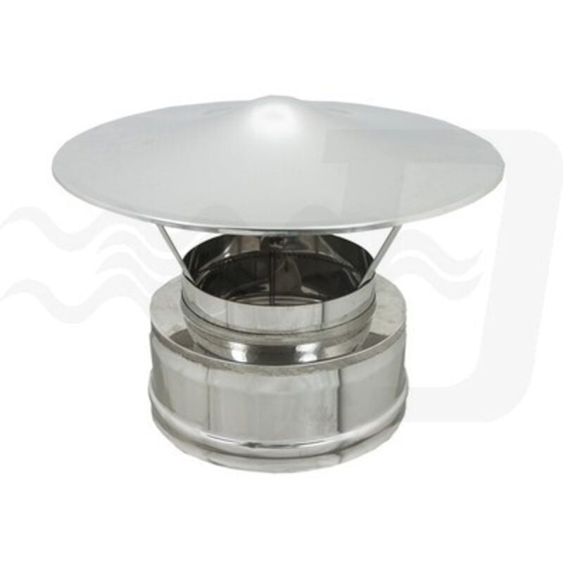 foto del prodotto cappello cinese inox doppia parete diam. 80x130