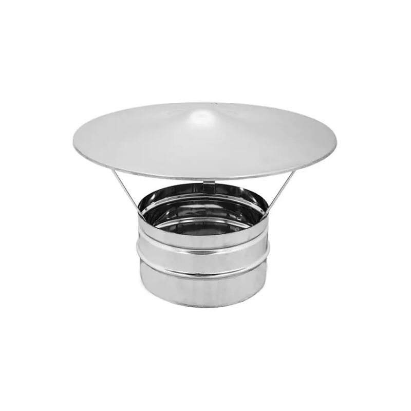 foto del prodotto cappello cinese monoparete acciaio inox aisi 304 130 europrofil