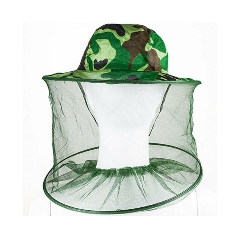 foto del prodotto cappello da apicoltore anti zanzare, cappello da ape, cappello da insetto, cappello da mosca, protezione in rete