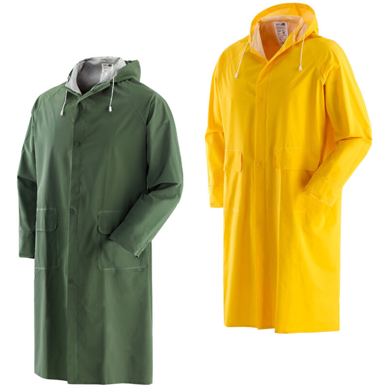 foto del prodotto cappotto antipioggia in pvc neri pluvio m verde