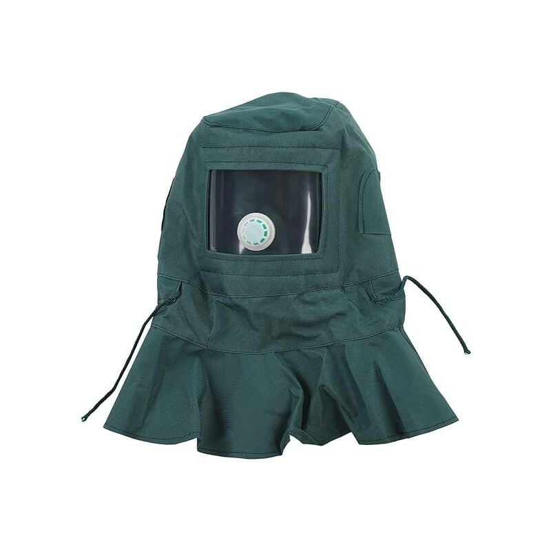 foto del prodotto cappuccio di protezione per il collo della sabbiatrice per sabbiatrice, cappuccio di sicurezza per sabbiatrice abrasiva, maschera protettiva per il
