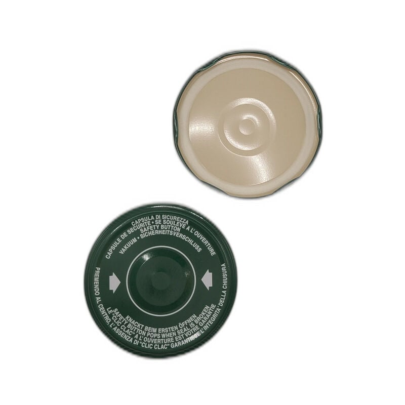 foto del prodotto capsule con flip clic clac mm.82 coperchi per barattoli vetro pz.20
