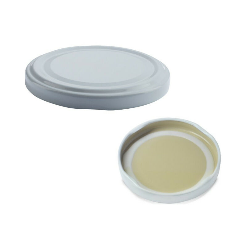 foto del prodotto capsule mm.82 tappi per barattoli vetro pz.20 coperchi tappo vasetti coperchio