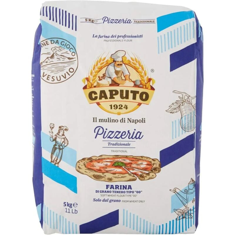 foto del prodotto caputo farina di grano tenero tipo 00 farina pizza 5kg pizzeria mulino di napoli