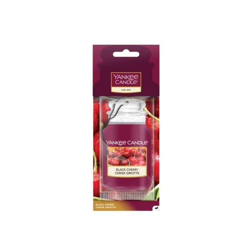 foto del prodotto car jar paper black cherry yankee candle