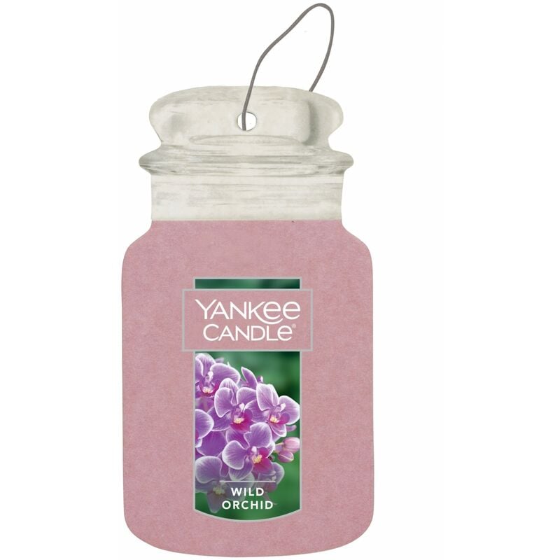 foto del prodotto car jar paper wild orchid yankee candle