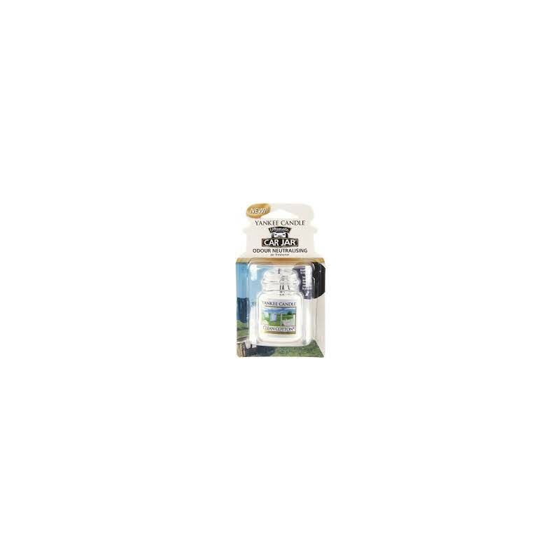 foto del prodotto car jar ultimate clean cotton yankee candle