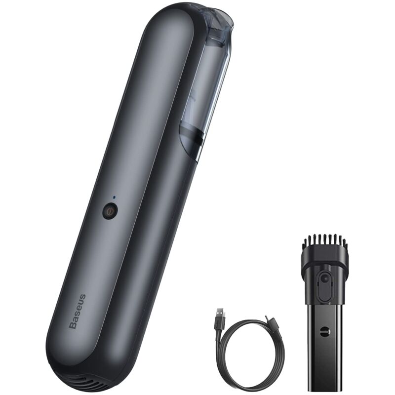 foto del prodotto car vacuum cleaner large suction wireless charging high power pocket car mini home portable small starry black long battery life
