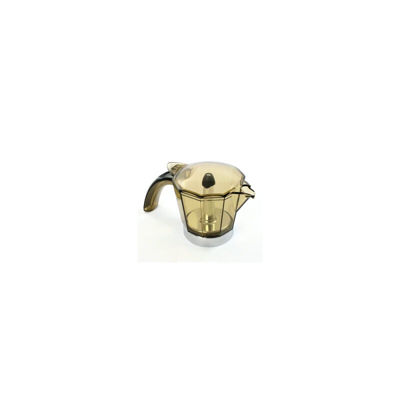 foto del prodotto caraffa completa con coperchio senza guarnizione ne griglia macchina da caffe, caffettiera delonghi 61679