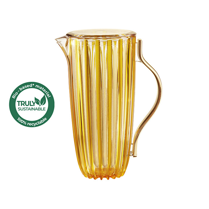 foto del prodotto caraffa con coperchio guzzini dolcevita ambra