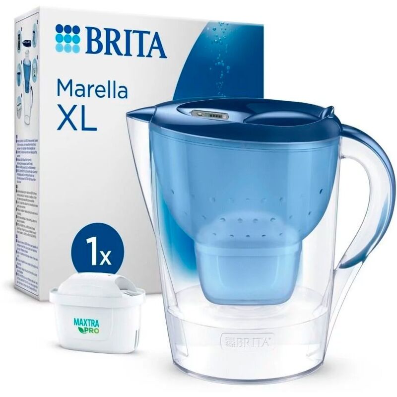 foto del prodotto caraffa filtrante marella xl blue con maxtra pro brita