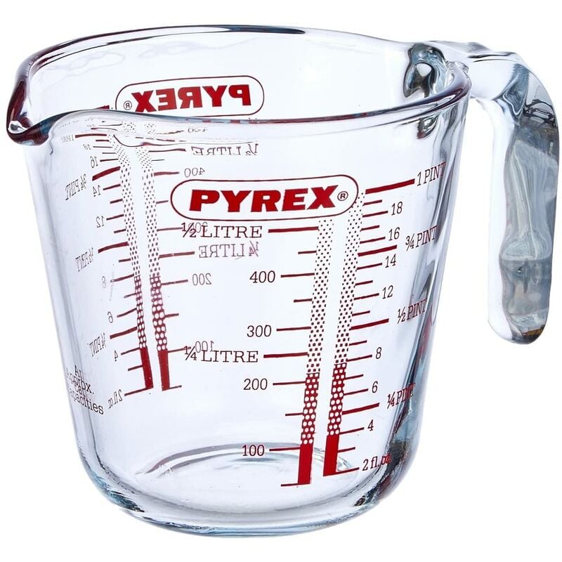 foto del prodotto caraffa graduata, vetro, 0,5 lt, trasparente kitchencraft