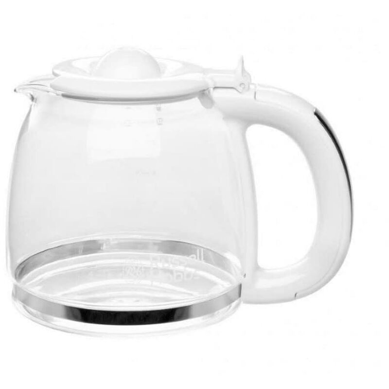 foto del prodotto caraffa in vetro di ricambio per macchina da caff inspire bianca 24390 56 e grigia 24393 56 contorni color bianco caraffa vetro per macchina