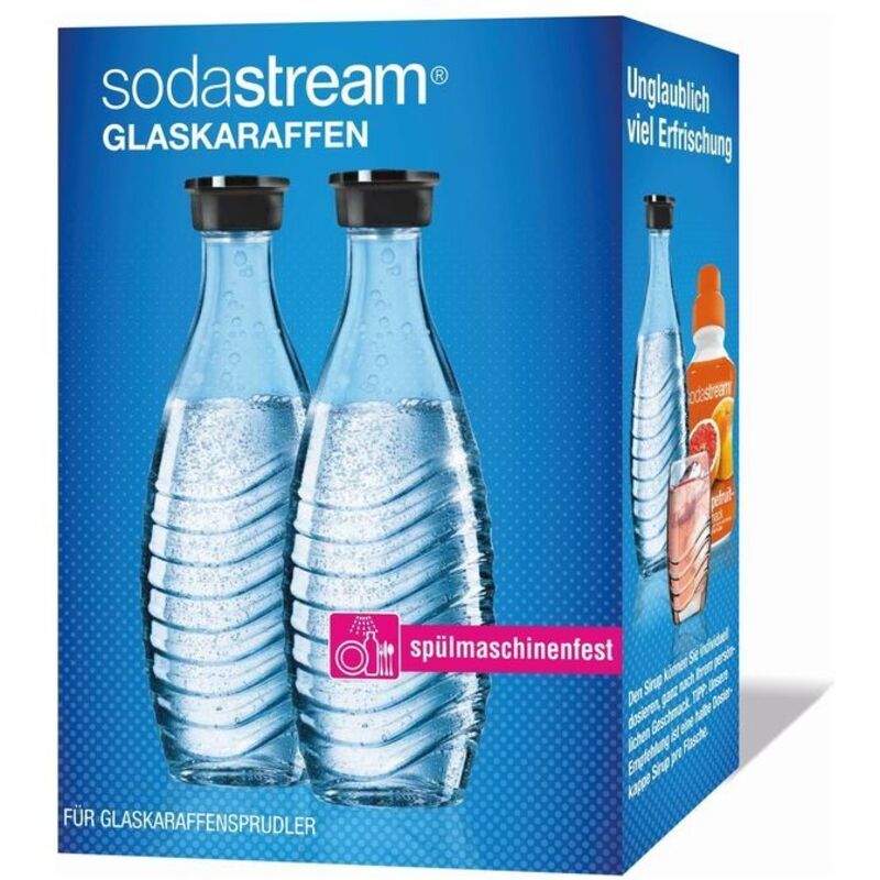 foto del prodotto caraffa in vetro sodastream confezione da 2 pezzi