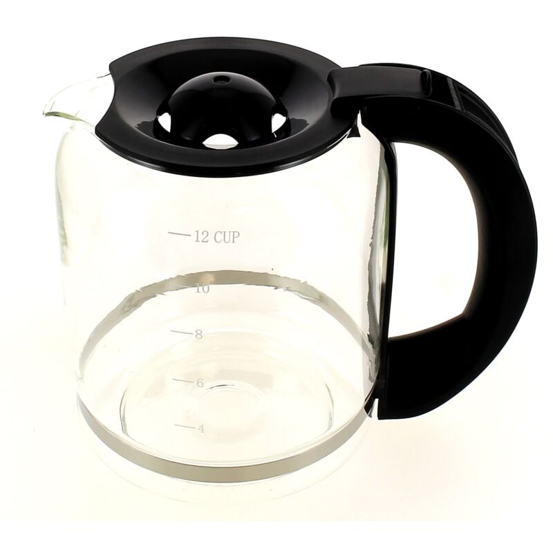 foto del prodotto caraffa nera da 12 tazze per macchina da caff quigg