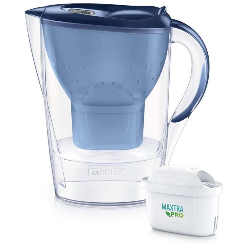 foto del prodotto caraffe - caraffa filtrante marella cool memo, volume 2,4 l, filtro maxtra pro, blu 1052799 - brita