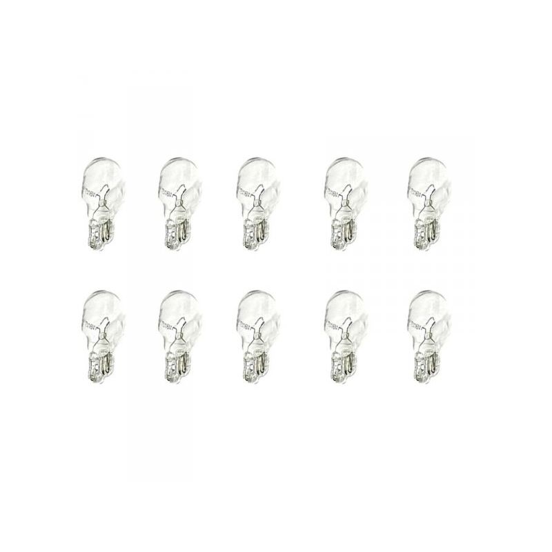 foto del prodotto carall 10x lampade alogene t15 w16w 12v 16w wedge tutto vetro retromarcia posizione