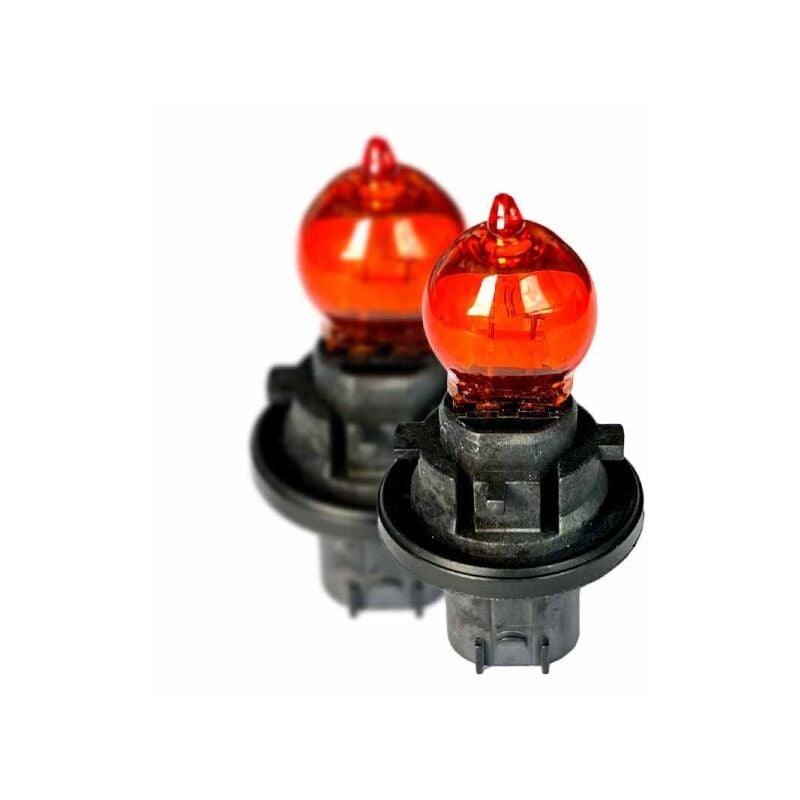 foto del prodotto carall 2 pz lampada alogena, lampadina pcy16w 12v 16w pu20d 2 indicatore direzione arancione compatibile philips 12271ac1