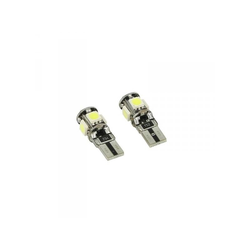 foto del prodotto carall 24v lampada led canbus t10 w5w colore rosso luci posizione targa per camion bus barca 5 smd 5050