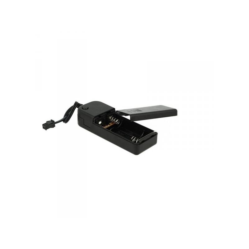 foto del prodotto carall alimentatore trasformatore con box pile batterie 3v per stringa el striscia neon led