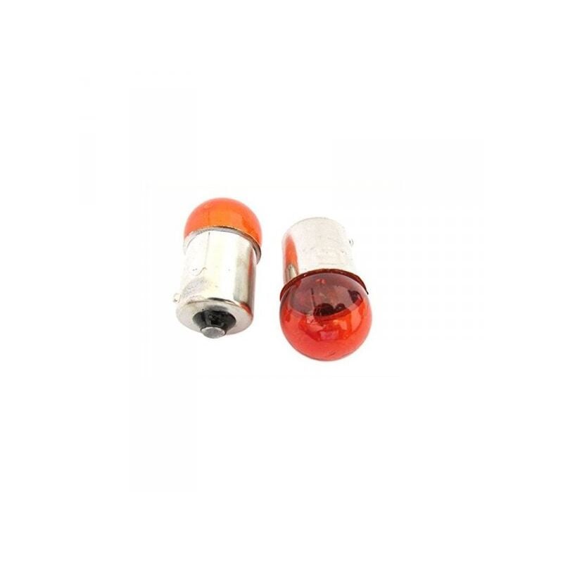 foto del prodotto carall blister 2 lampade ry10w sferica bau15s 12v 10w frecce moto arancione amber