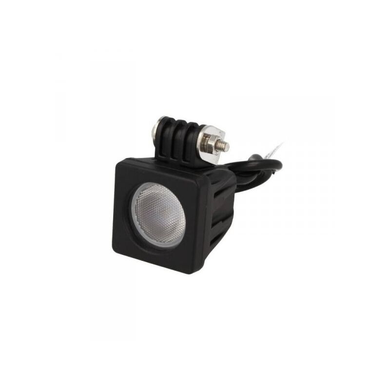 foto del prodotto carall fanale quadrato luci diurne a led work light faro da lavoro 12v 24v cob 10w cree ip67 bianco