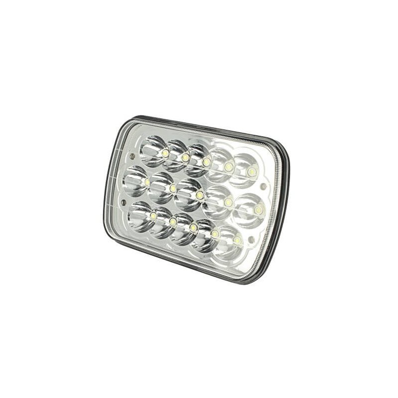 foto del prodotto carall faro led truck headlight rettangolare 7 pollici 45w 12v 24v per camion bi luce h4 anabbagliante abbagliante