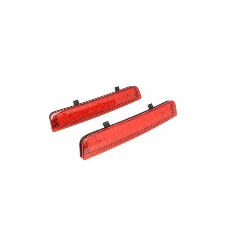 foto del prodotto carall kit 2 fanali posteriori a led rosso per land rover freelander 2 range rover l322 sostituzione catarifrangente riflettore originale