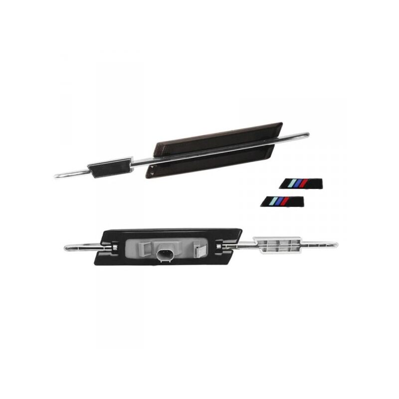 foto del prodotto carall kit freccia laterale a led side marker dinamica lente fume bmw e90 e91 e92 e93 e60 e61 e82 e88