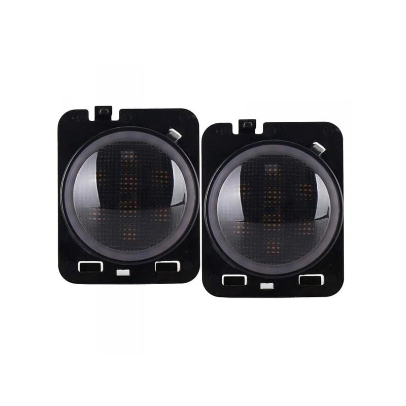foto del prodotto carall kit freccia laterale a led side marker dinamica lente fume jeep wrangler jk 2007 2015