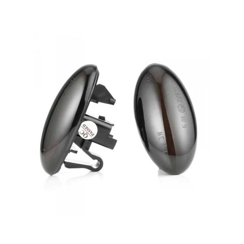 foto del prodotto carall kit freccia laterale a led side marker dinamica lente fume peugeot 1007 107 206 207 307 407 607 citroen c1 c2 c3 c5 c6