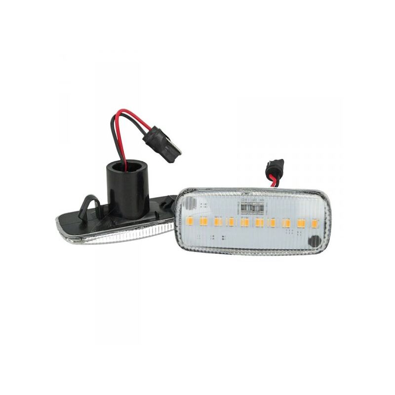 foto del prodotto carall - kit freccia laterale a led side marker dinamica lente trasparente chrysler 200 300 dodge charger avenger jeep compass