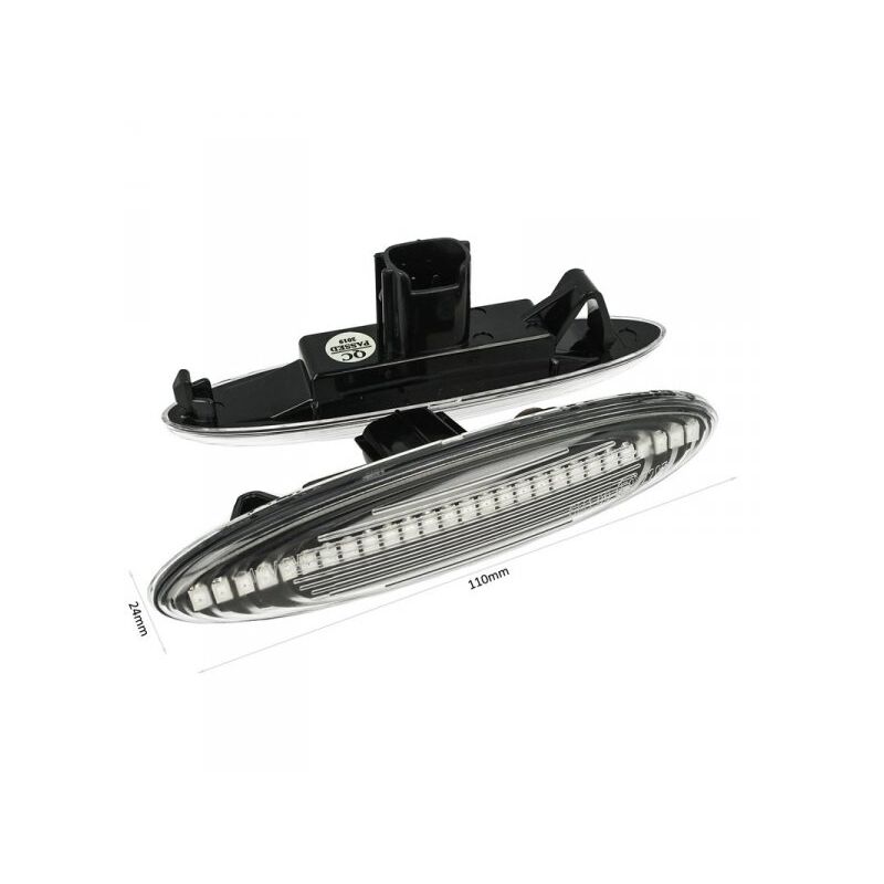 foto del prodotto carall kit freccia laterale a led side marker dinamica lente trasparente lexus is250 is350 toyota highlander kluger gsu 4 oem 81730 30131