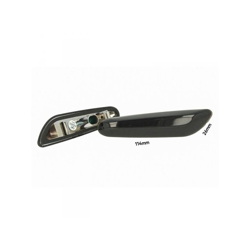 foto del prodotto carall kit freccia laterale a led side marker lente fume per bmw e46 e36 e90 e91 e60 e61 e81 e82 e87 e88 e92 e93 x1 e84 x3 e83 x5 e53