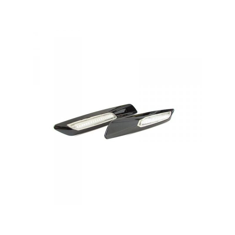 foto del prodotto carall kit freccia laterale a led side marker nero cromato lente trasparente bmw e81 e82 e87 e88 e90 e91 e92 e93 e60 e61 f10