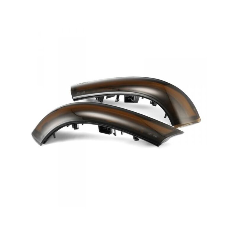 foto del prodotto carall kit freccia led specchietto retrovisore dinamico sequenziale vw golf 5 6 passat sharan lente fume arancione