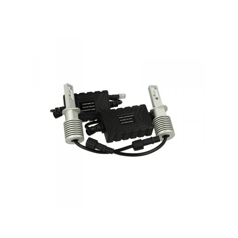 immagine 0 del prodotto carall kit full led canbus h1 30w slim 12v 24v dissipatore in alluminio 3000 lumens bianco ghiaccio