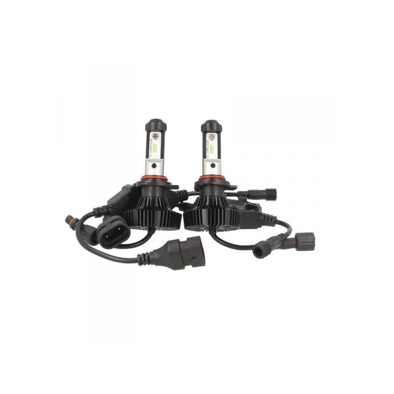 foto del prodotto carall kit full led hir2 9012 80w 12v 24v 8 chip phillips z es per toyota aygo iq prius auris opel astra gtc cascada nissan maxima