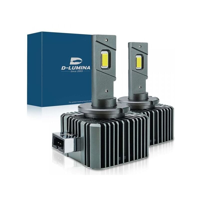 foto del prodotto carall kit full led ultra mini d1s d1r 70w 6000k 13000 lumen 4 volte piu luminoso rispetto xenon