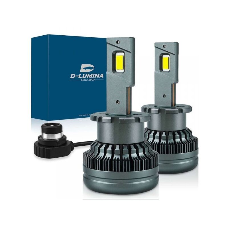 foto del prodotto carall kit full led ultra mini d2s d2r 70w 6000k 13000 lumen 4 volte piu luminoso rispetto xenon