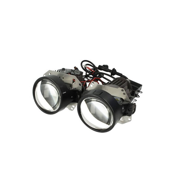 foto del prodotto carall kit lenticolare full led proiettore bi led 3 pollici 35w universale retrofit per toyota highlander ford everest jeep cherokee con led driver