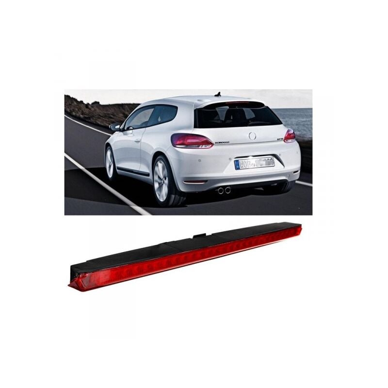 foto del prodotto carall kit luce terzo stop a led singolo rosso per vw scirocco 2009 2016