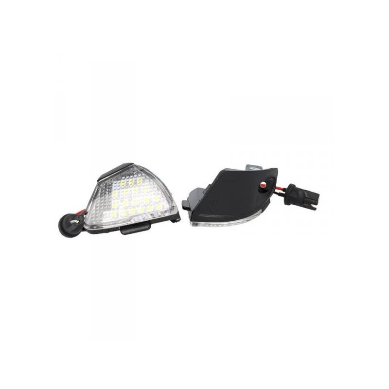 foto del prodotto carall kit luci led di cortesia sotto specchietto retrovisore vw eos golf 5 plus variant jetta passat