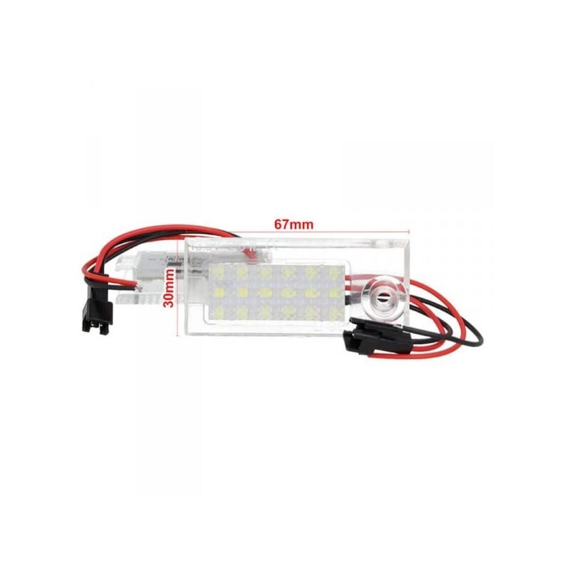 foto del prodotto carall kit luci targa led audi a6 c5 4b sedan 1997 2004 bianco canbus no errore