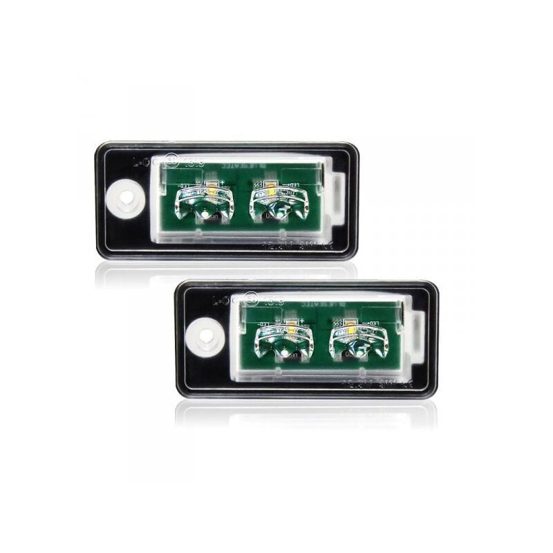 foto del prodotto carall kit luci targa led audi q7 a4 a3 a8 a6 s6 canbus 6000k 10w 12v ip67