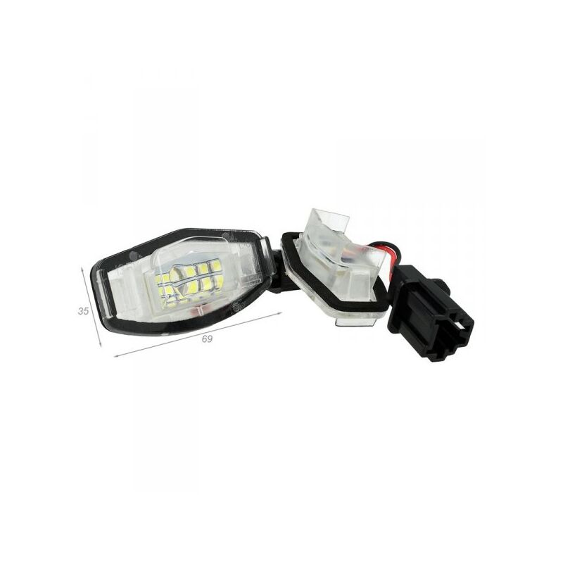 foto del prodotto carall kit luci targa led honda accord mr v pilot civic mk4 acura mdx tl ilx oem 34100s0a013 34106snba01